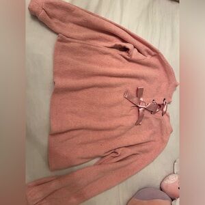 girls nordstrom sweater with bows on the back